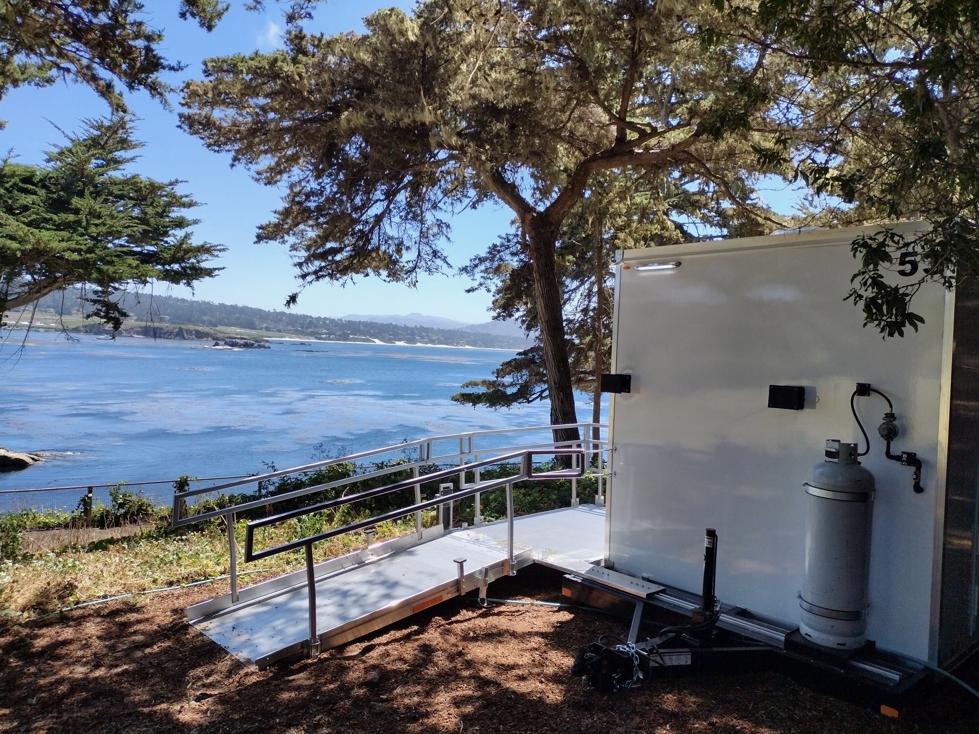 ADA Luxury Portable Shower trailers by the Sea - The Lavatory Utah