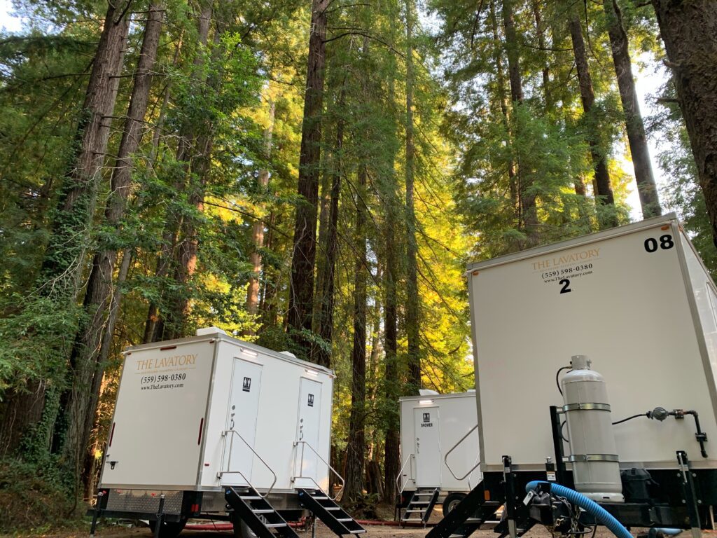 Luxury Portable Shower Trailer Rental - Forrest View - The Lavatory Utah